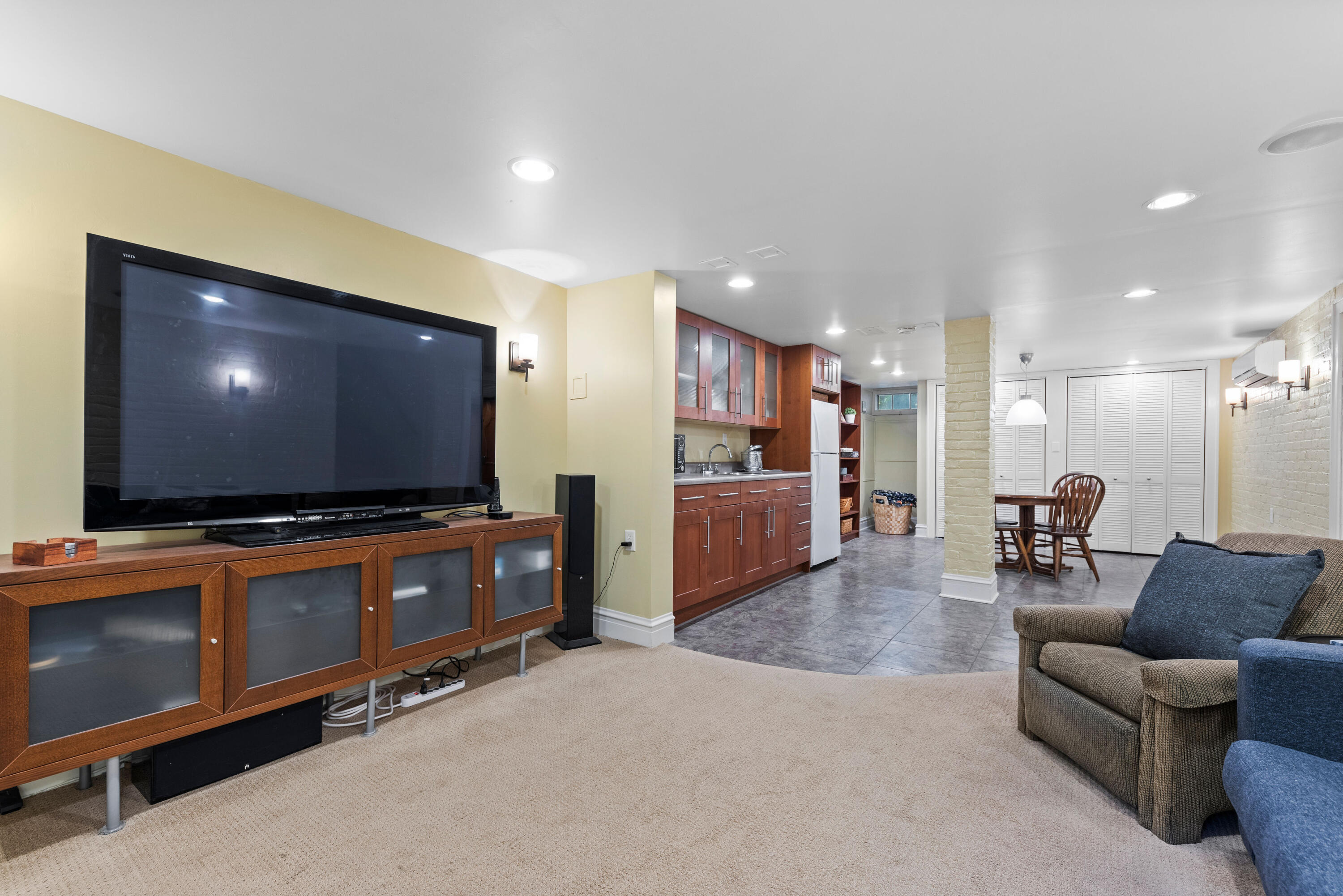 1908 Ridge Road Munster, IN 46321 - Photo 26 of 39 a living room with furniture and a flat screen tv