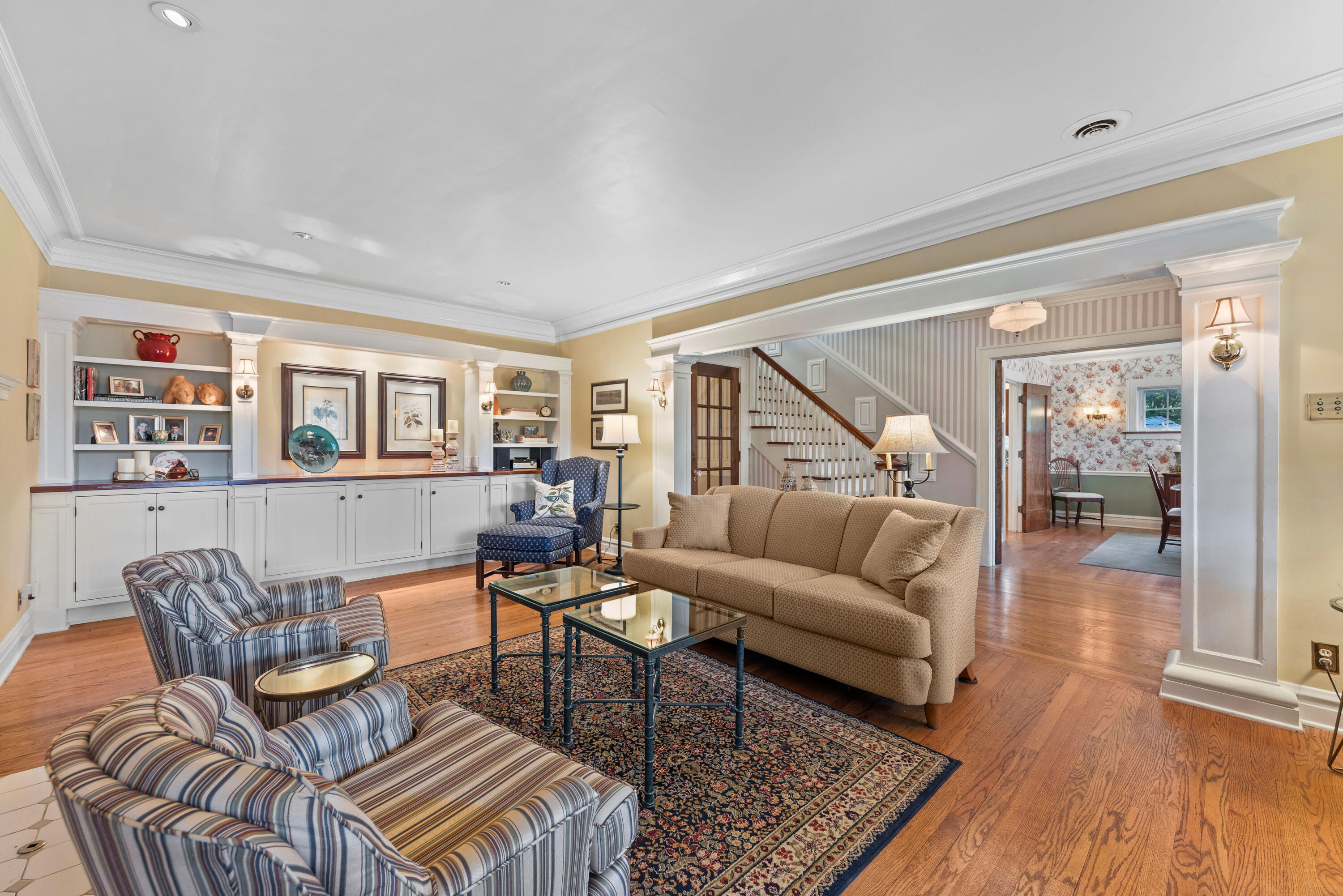 1908 Ridge Road Munster, IN 46321 - Photo 7 of 39 a living room with furniture and a wooden floor