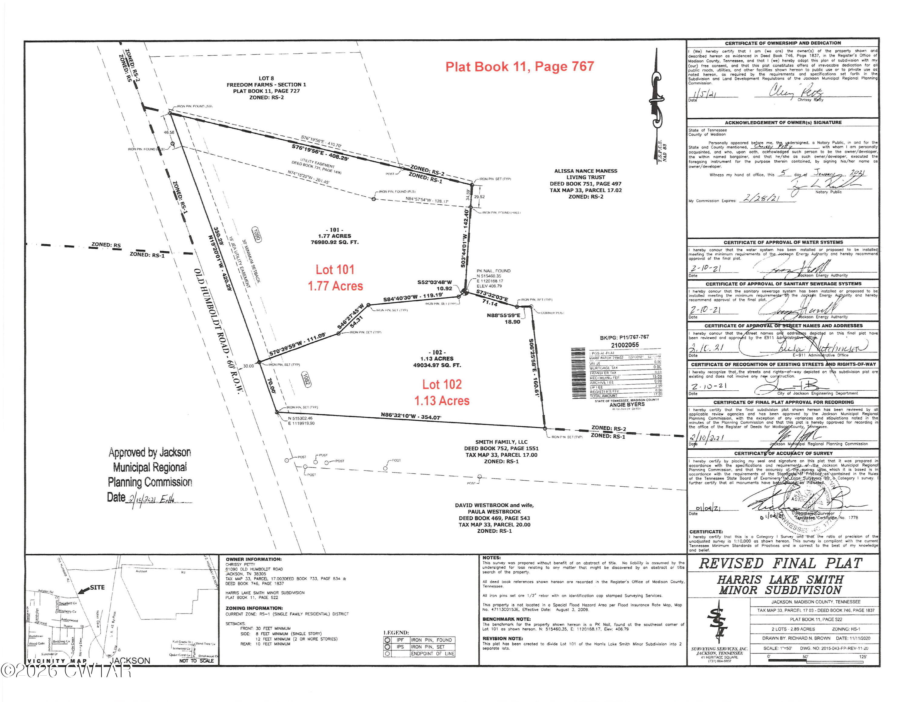 1090 Old Humboldt Road Jackson, TN 38305 - Photo 44 of 44 Survey