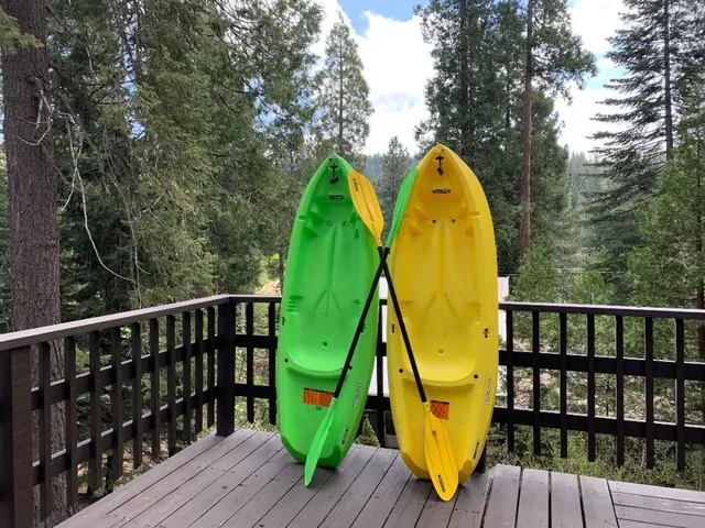 a view of a swimming pool with a deck