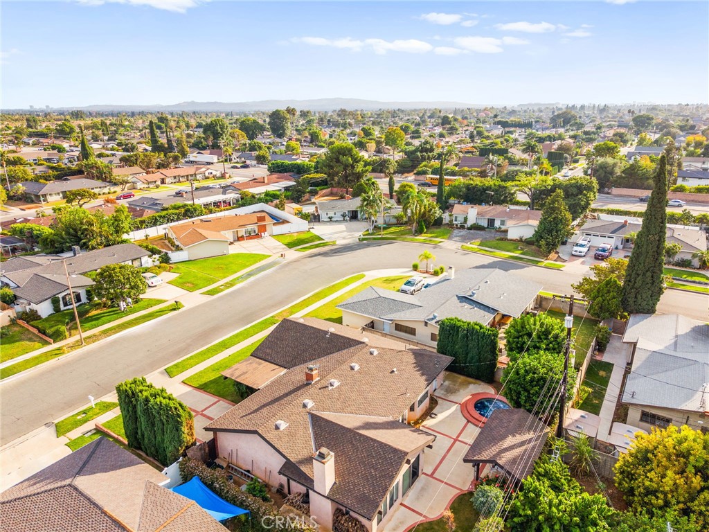 12911 Dean Street Santa Ana, CA 92705 - Photo 45 of 45 an aerial view of residential houses with outdoor space