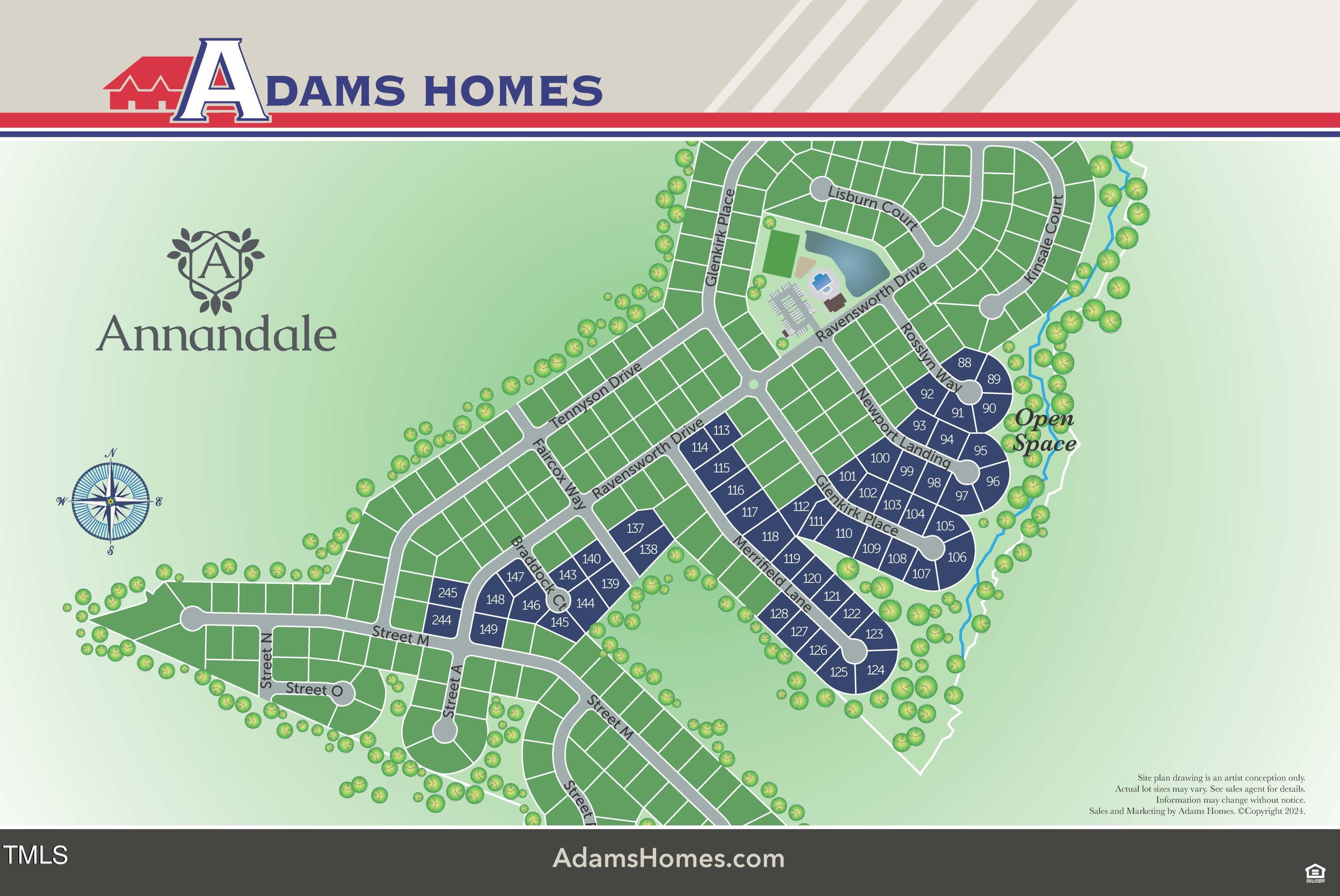 93 Rosslyn Way Garner, NC 27529 - Photo 40 of 48 AH UPDATEDAnnandale Site Map