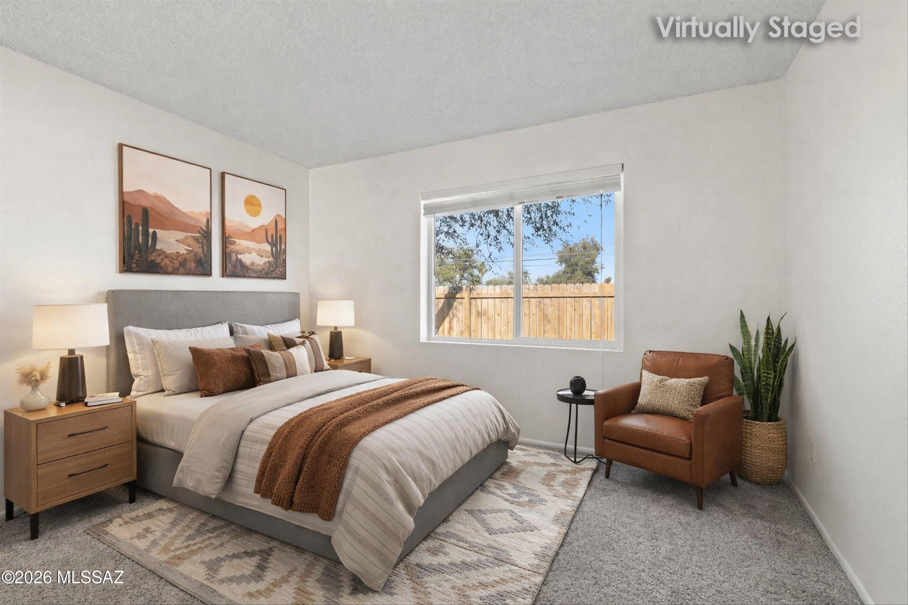 1868 West Record Street Tucson, AZ 85705 - Photo 5 of 19 Virtually Staged Guest Bedroom 2