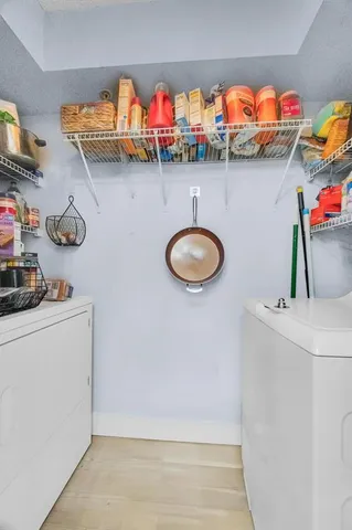 view of utility room