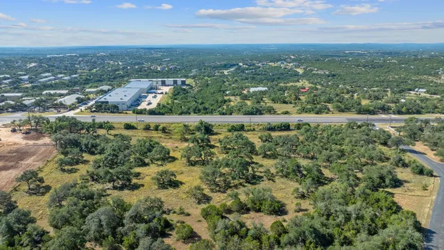 a view of a lake from a yard