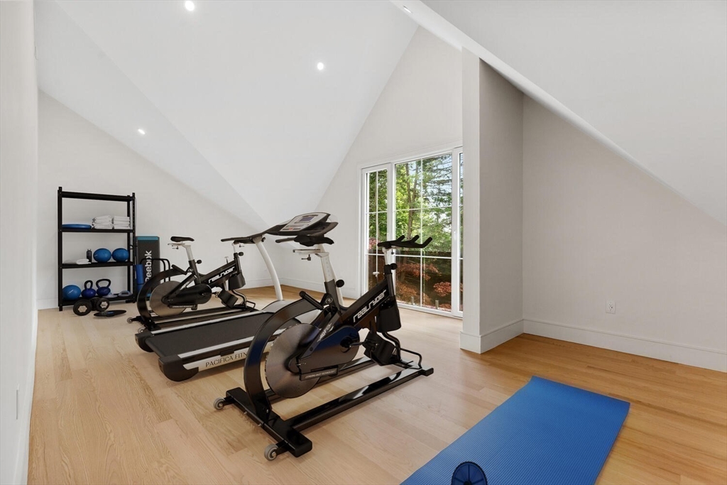 58 Chestnut Street Lynnfield, MA 01940 - Photo 33 of 42 a view of a room with gym equipment