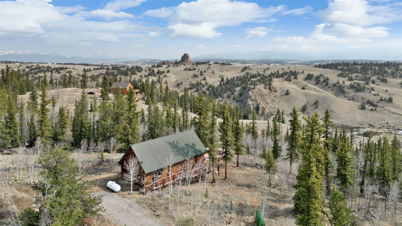 245 Bronco Circle Como, CO 80456 - Photo 38 of 40 an aerial view of a forest with houses