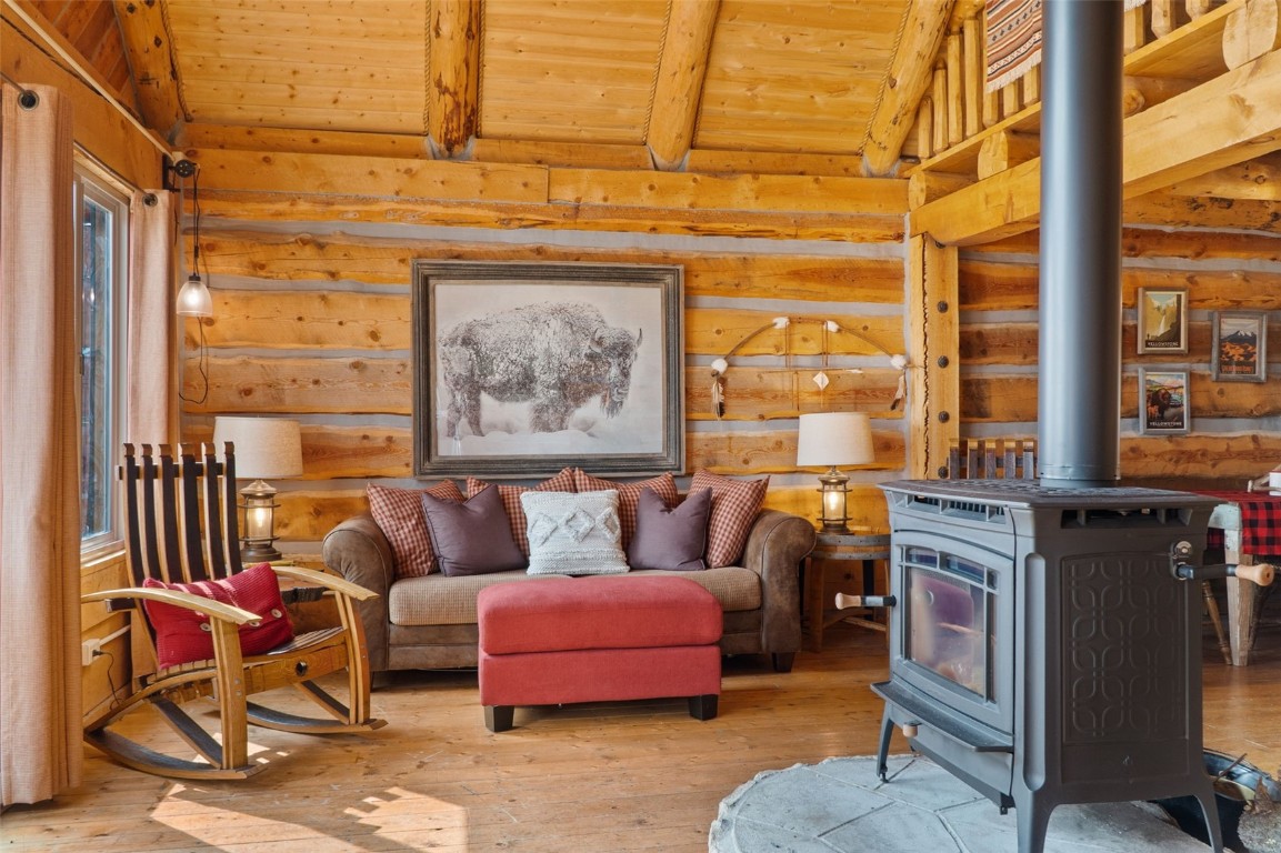 245 Bronco Circle Como, CO 80456 - Photo 4 of 40 a living room with furniture and a window
