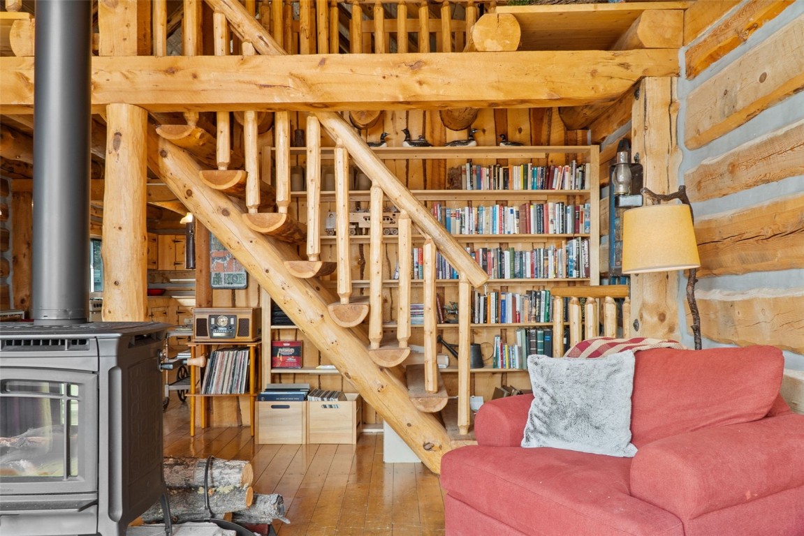 245 Bronco Circle Como, CO 80456 - Photo 5 of 40 a blue white building with glass windows