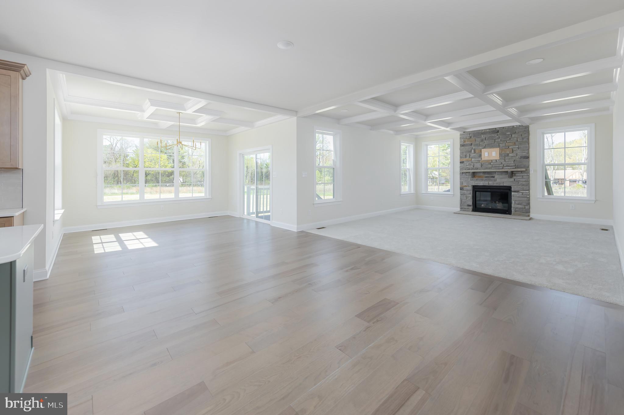 37 Whiskey Mill Road Clarksboro, NJ 08020 - Photo 13 of 33 an empty room with windows fireplace and windows