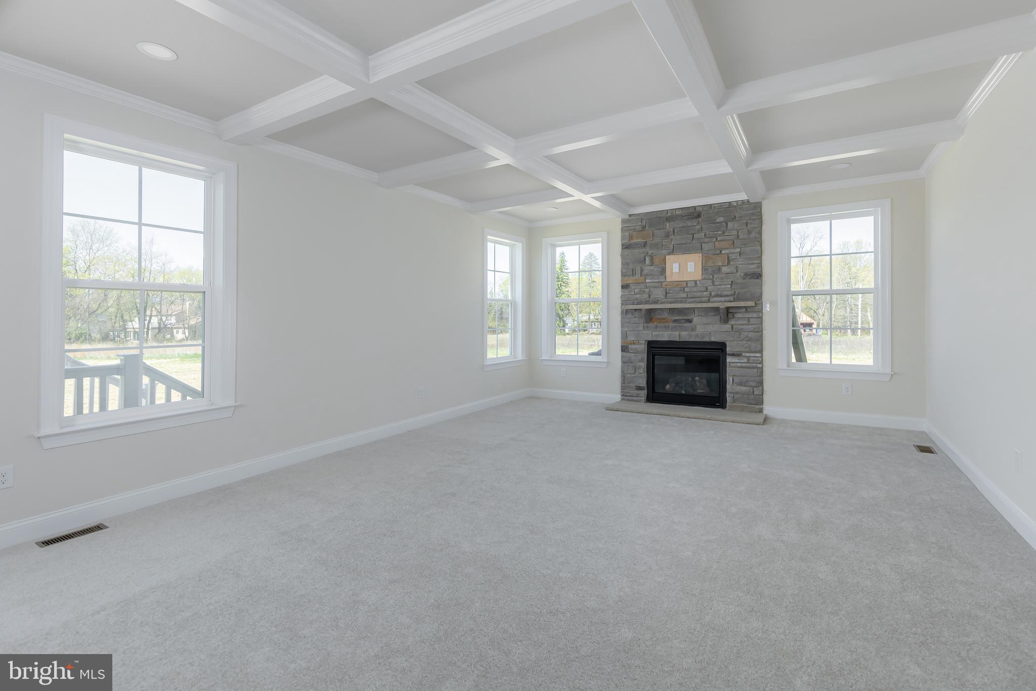 37 Whiskey Mill Road Clarksboro, NJ 08020 - Photo 15 of 33 an empty room with windows and fireplace
