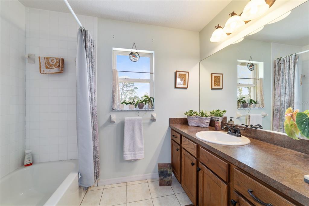 12932 Southwest 41st Place Ocala, FL 34481 - Photo 15 of 29 a bathroom with a sink a faucet and a mirror