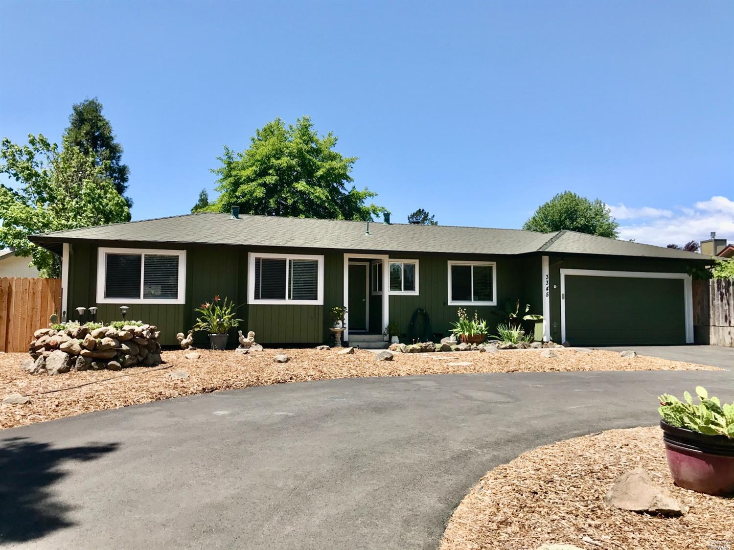 3345 Coffey Lane Santa Rosa, CA 95403 - Photo 1 of 1 Entire home is newly painted inside and outside.