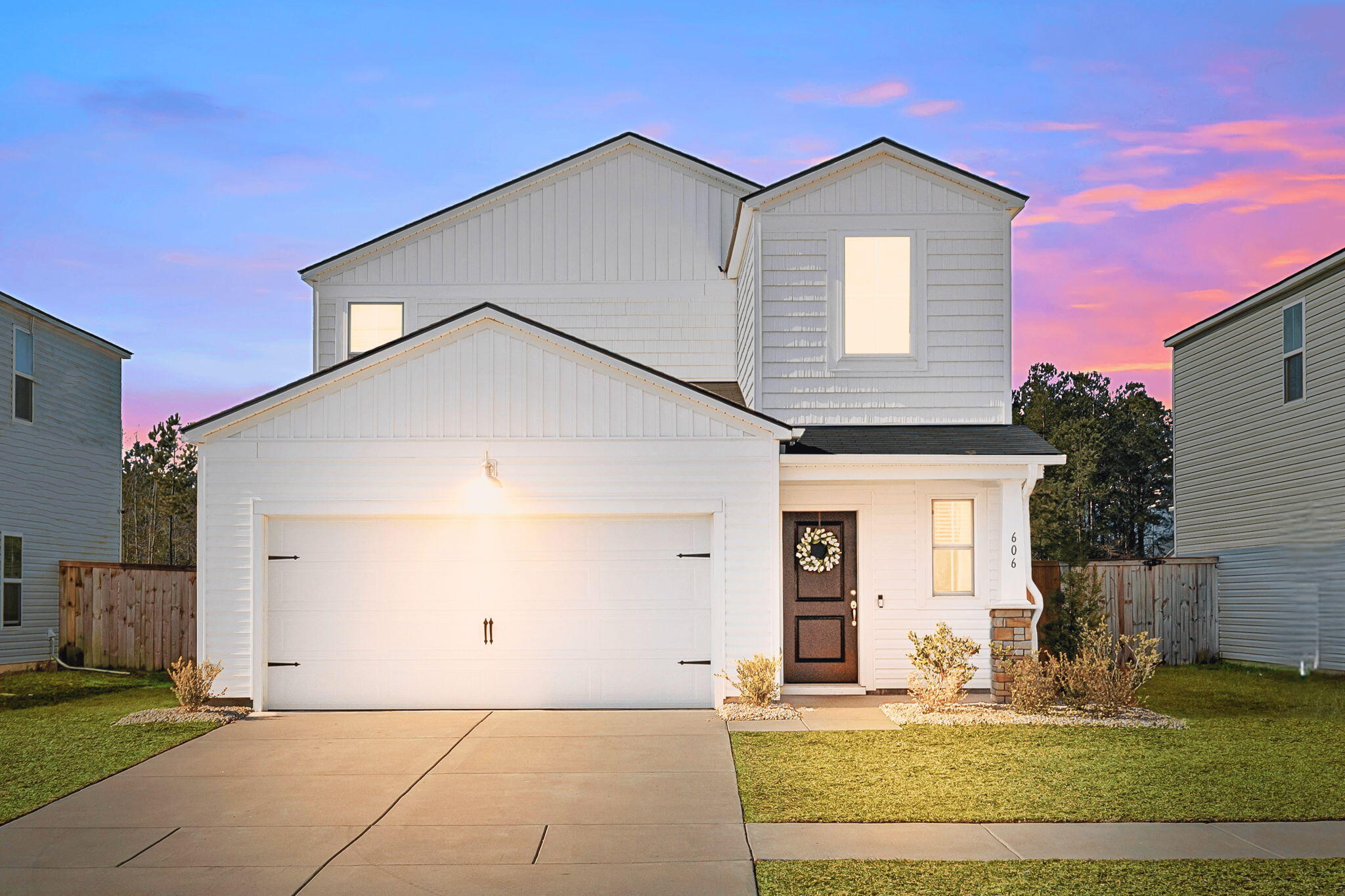 606 Spanish Wells Road Summerville, SC 29486 - Photo 25 of 31 69-web-or-mls-606 SW Front Ext. Twilight