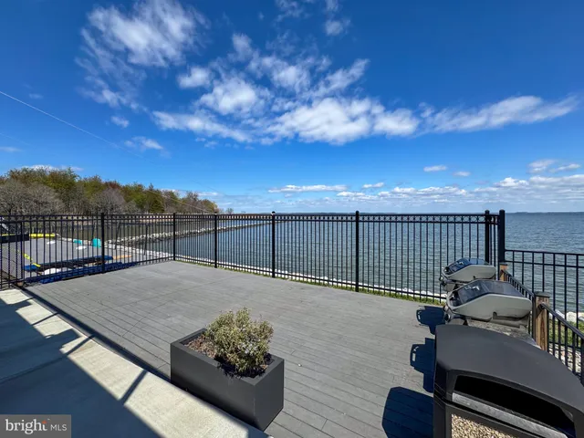 a view of a terrace with furniture