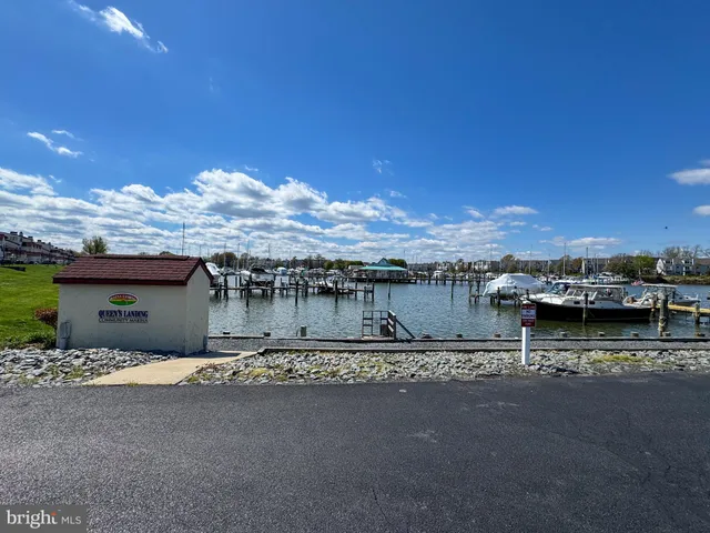 a view of a lake with a big yard