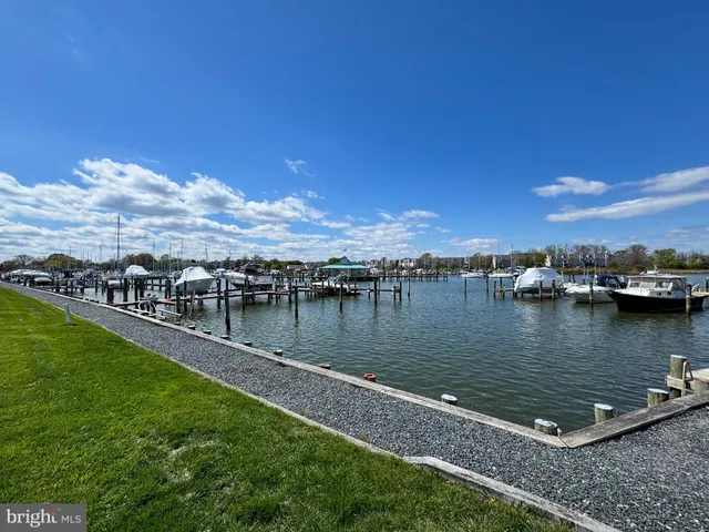 a view of a lake with houses