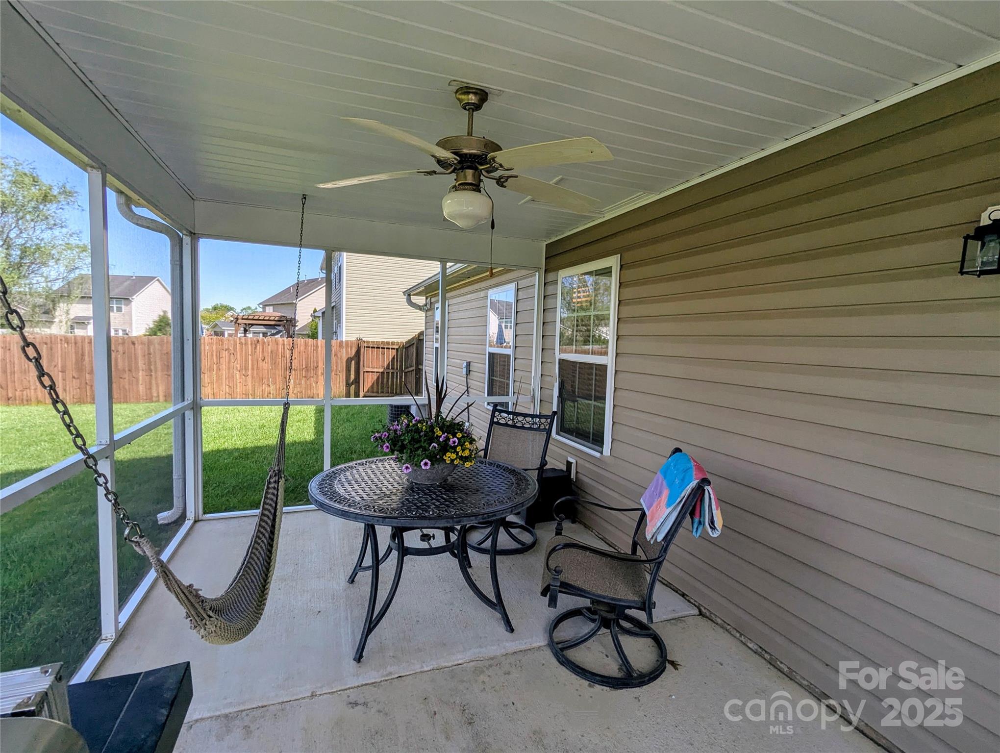 163 West Swift Creek Road Fletcher, NC 28732 - Photo 20 of 26 a view of a patio with a table chairs and backyard