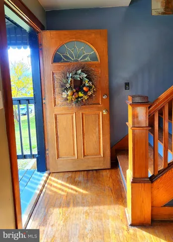 a view of front door