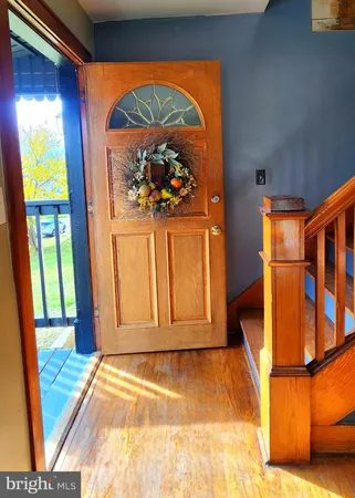 a view of front door