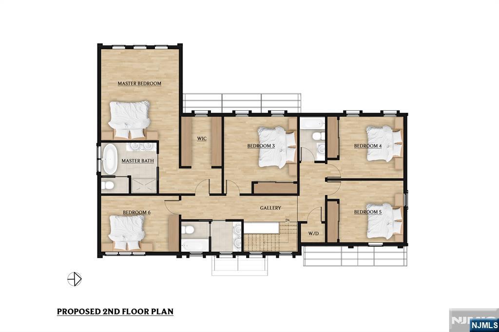 23 Cherry Court Cresskill, NJ 07626 - Photo 9 of 10 a black and white photo of a living room