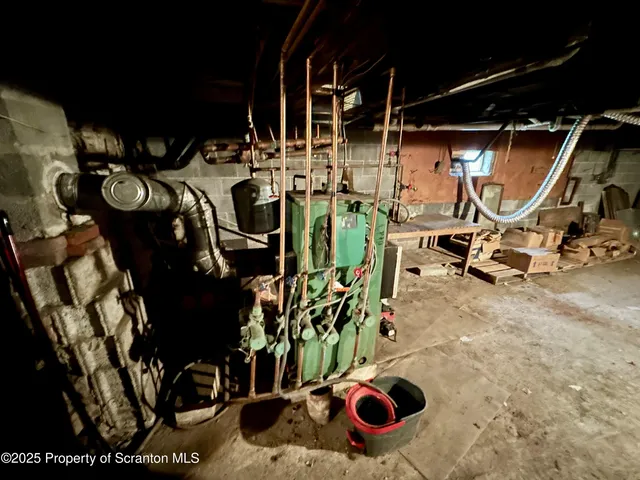 a view of a road with a building in the background