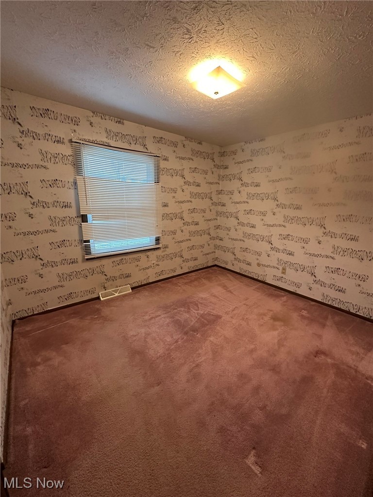 97 West Howe Road Tallmadge, OH 44278 - Photo 27 of 35 Carpeted spare room featuring a textured ceiling