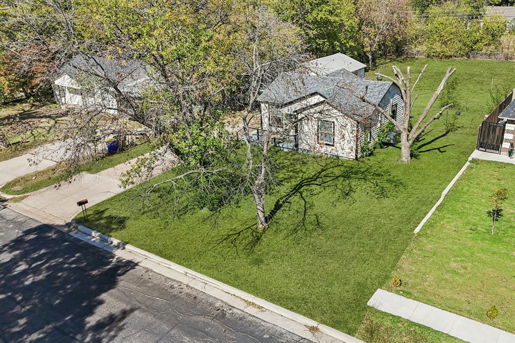 5621 Bonnie Drive Watauga, TX 76148 - Photo 22 of 40 a aerial view of a house with a yard