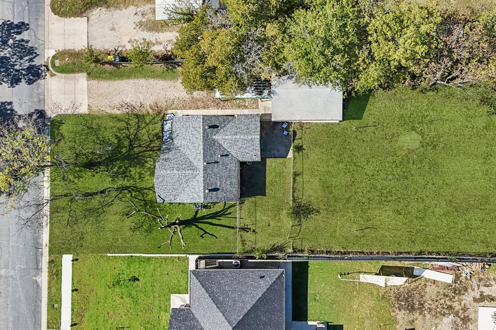 5621 Bonnie Drive Watauga, TX 76148 - Photo 23 of 40 an aerial view of a house with a yard