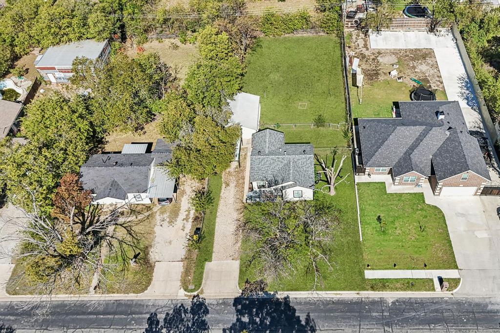 5621 Bonnie Drive Watauga, TX 76148 - Photo 26 of 40 an aerial view of a house with a yard