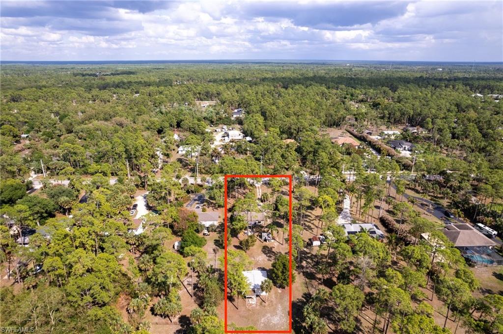 465 5th Street Southwest Naples, FL 34117 - Photo 5 of 33 View of property location with a forest and property boundaries highlighted