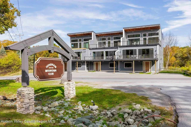 a sign on the side of a building