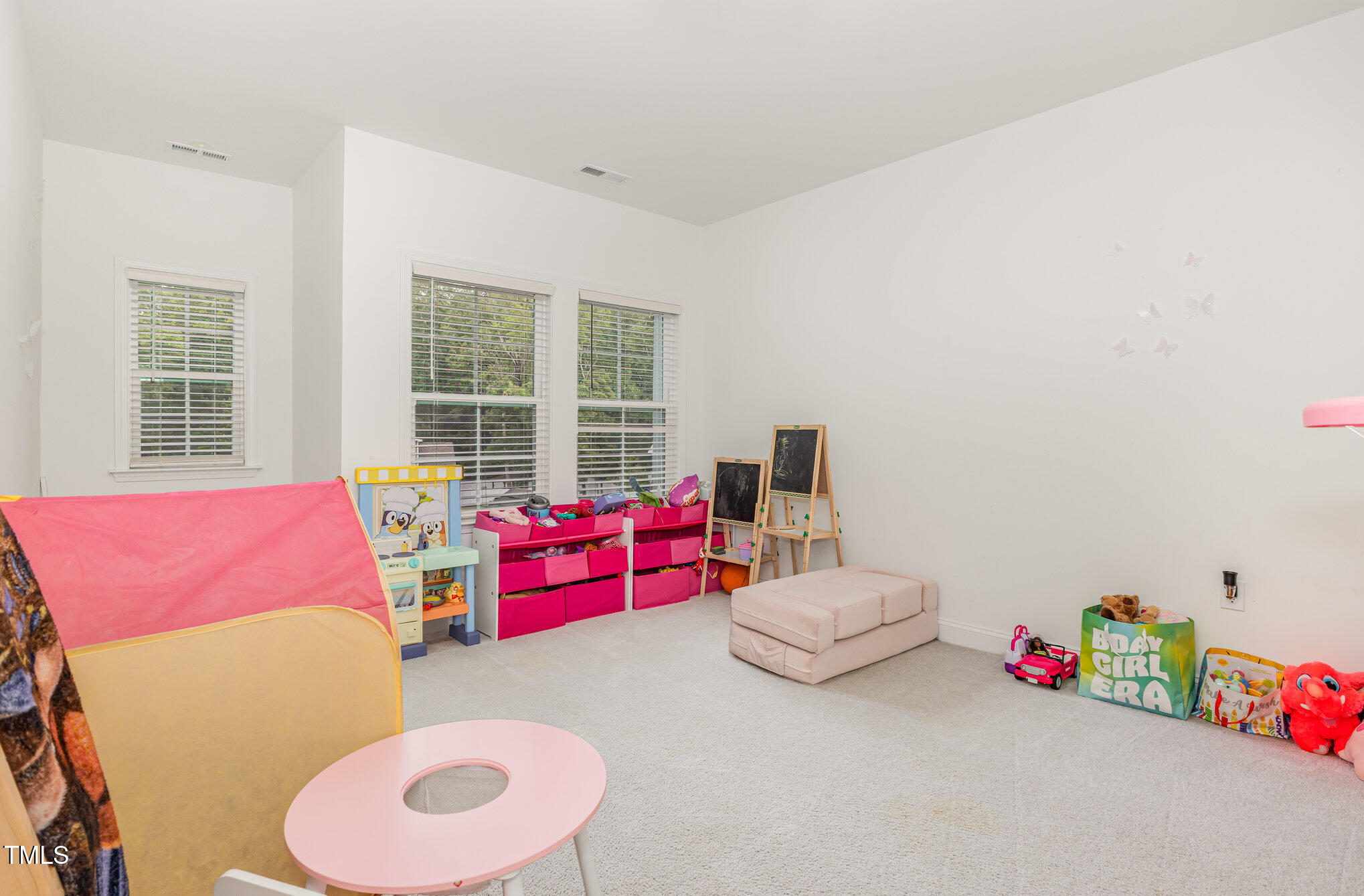 25 Cackling Way Zebulon, NC 27597 - Photo 24 of 32 a living room with furniture and a floor to ceiling window
