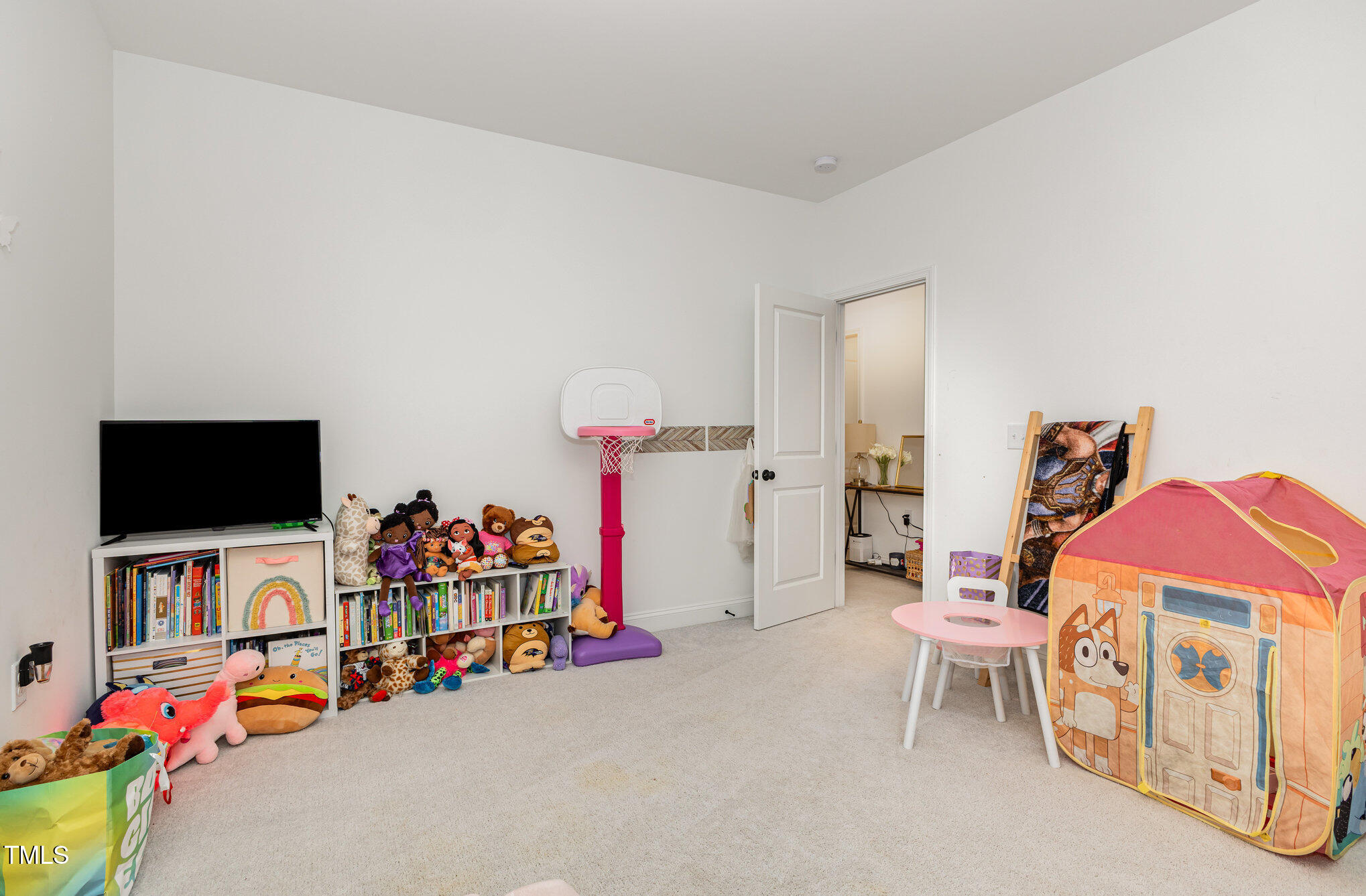 25 Cackling Way Zebulon, NC 27597 - Photo 25 of 32 a children room with furniture and a flat screen tv