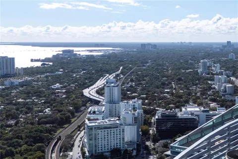 a view of a city with tall buildings