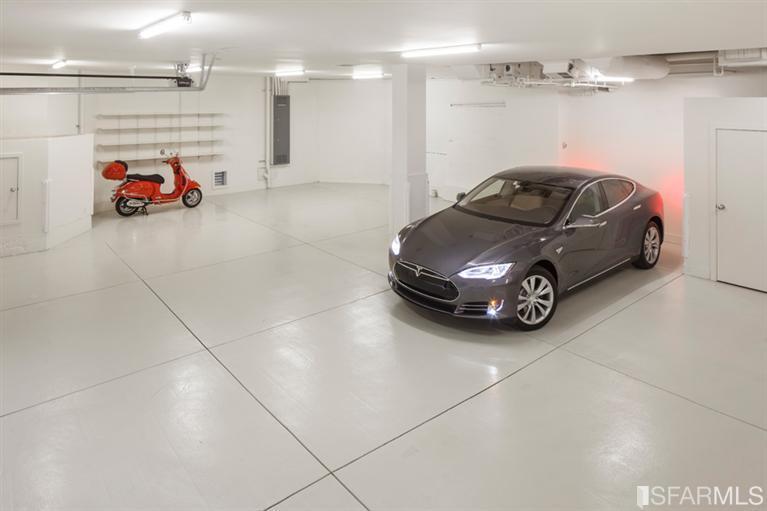 2330 Lyon Street San Francisco, CA 94115 - Photo 2 of 27 This 5-6-car garage is meticulously kept like a high-end showroom with painted concrete floors, tall ceilings, and built-in speakers. It’s completely sheet-rocked and feels like a ‘kids'party room’ more than a place for automobiles!