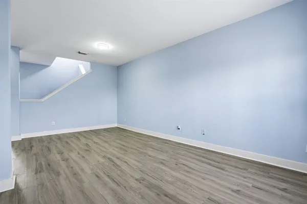 wooden floor in a room