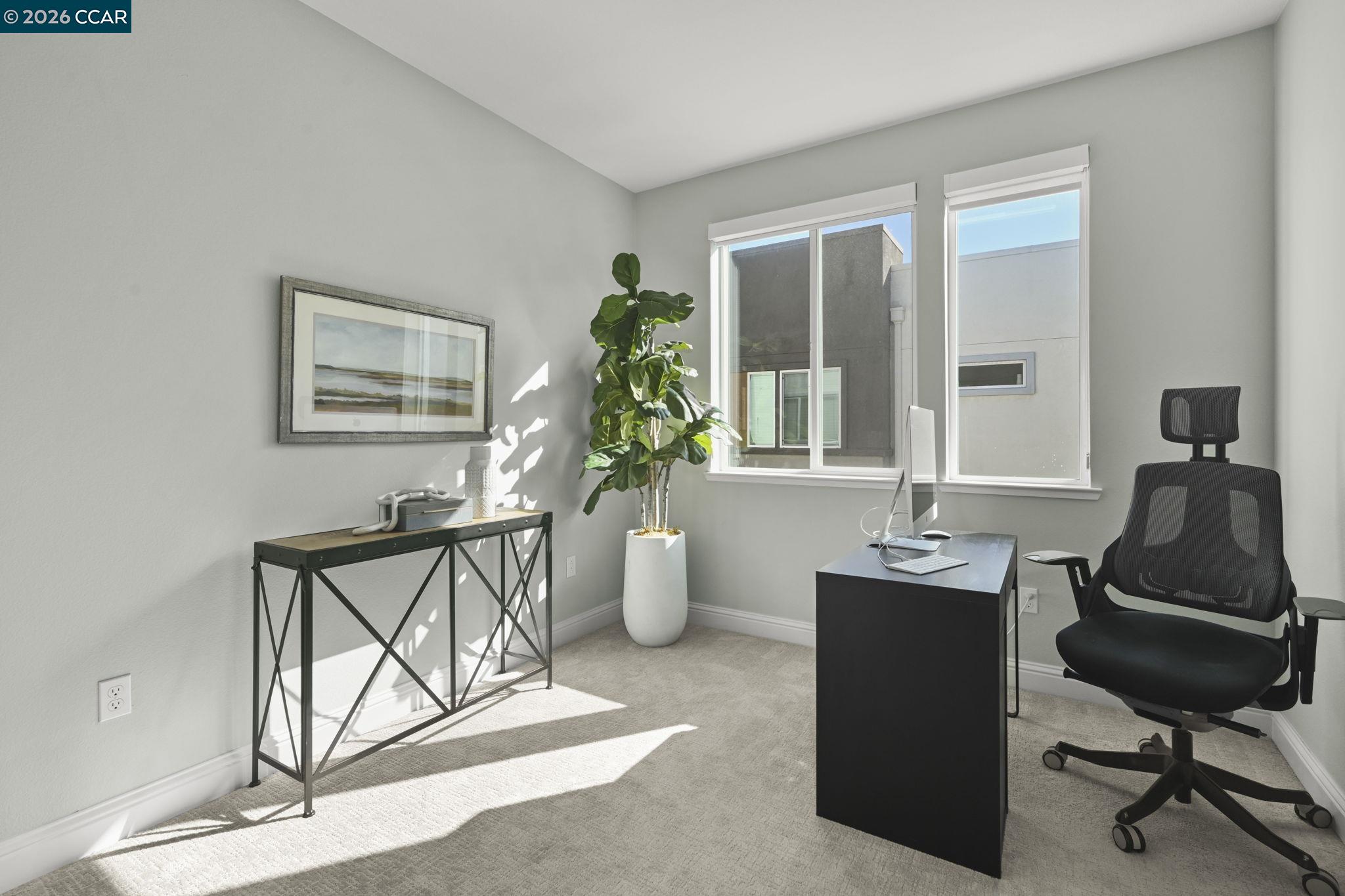 3923 Meridian Street Dublin, CA 94568 - Photo 21 of 39 a view of a workspace with furniture and a window