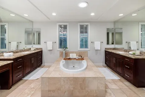 a bathroom with a sink and a shower