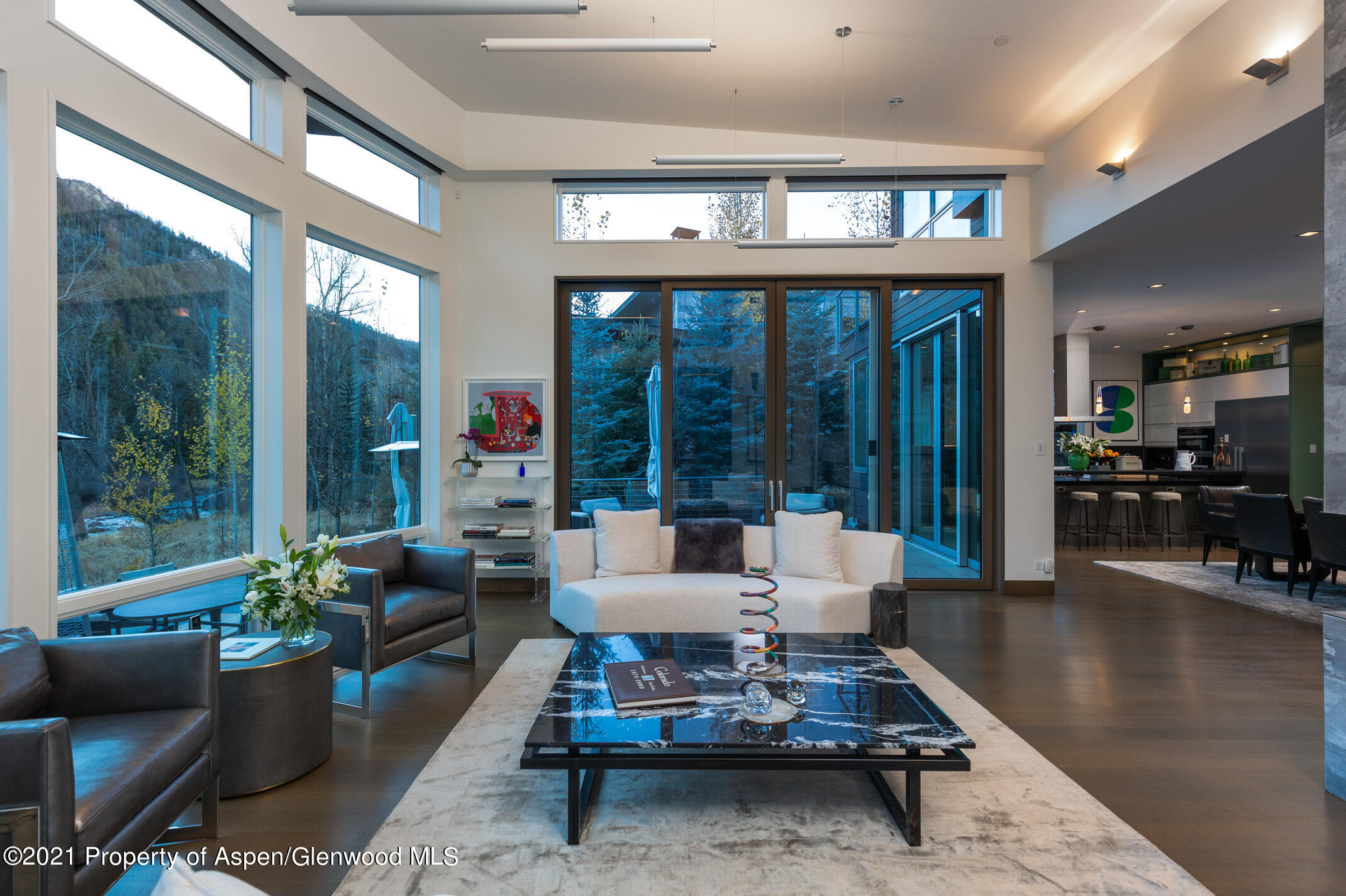79 Winter Way Aspen, CO 81611 - Photo 3 of 40 a living room with furniture and large windows