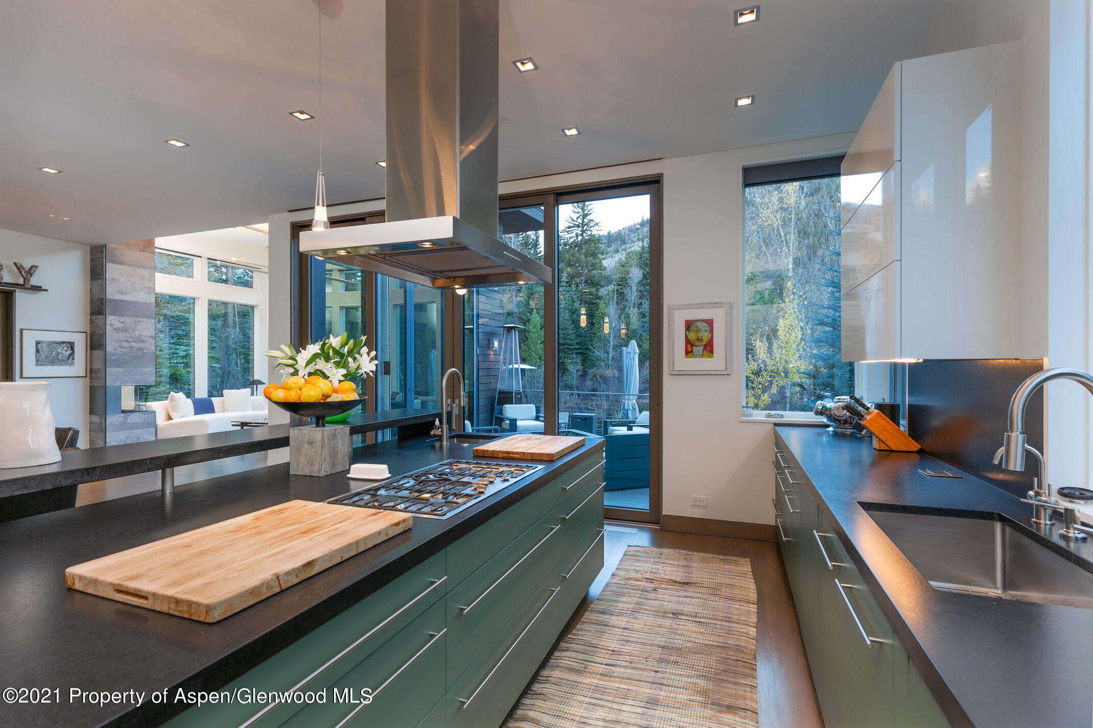 79 Winter Way Aspen, CO 81611 - Photo 8 of 40 a kitchen with a sink and a stove top oven