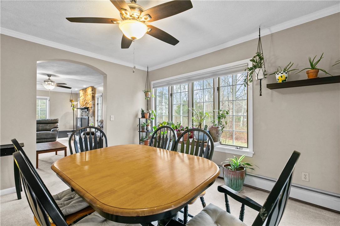 831 Crandall Road Tiverton, RI 02878 - Photo 9 of 50 Dining Room with view to Family Room