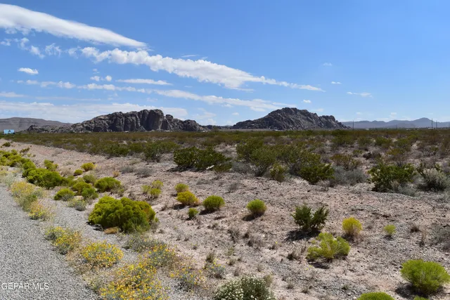 a view of a lake with mountain