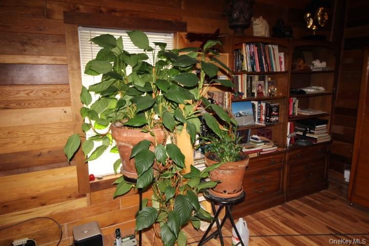13 Creamery Road Livingston Manor, NY 12758 - Photo 10 of 23 Office space featuring wood walls and wood finished floors