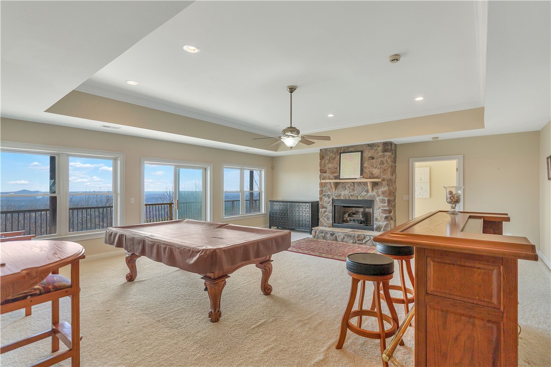 272 Jocassee Ridge Way Salem, SC 29676 - Photo 30 of 50 Basement Rec Room w/ 2nd Fireplace