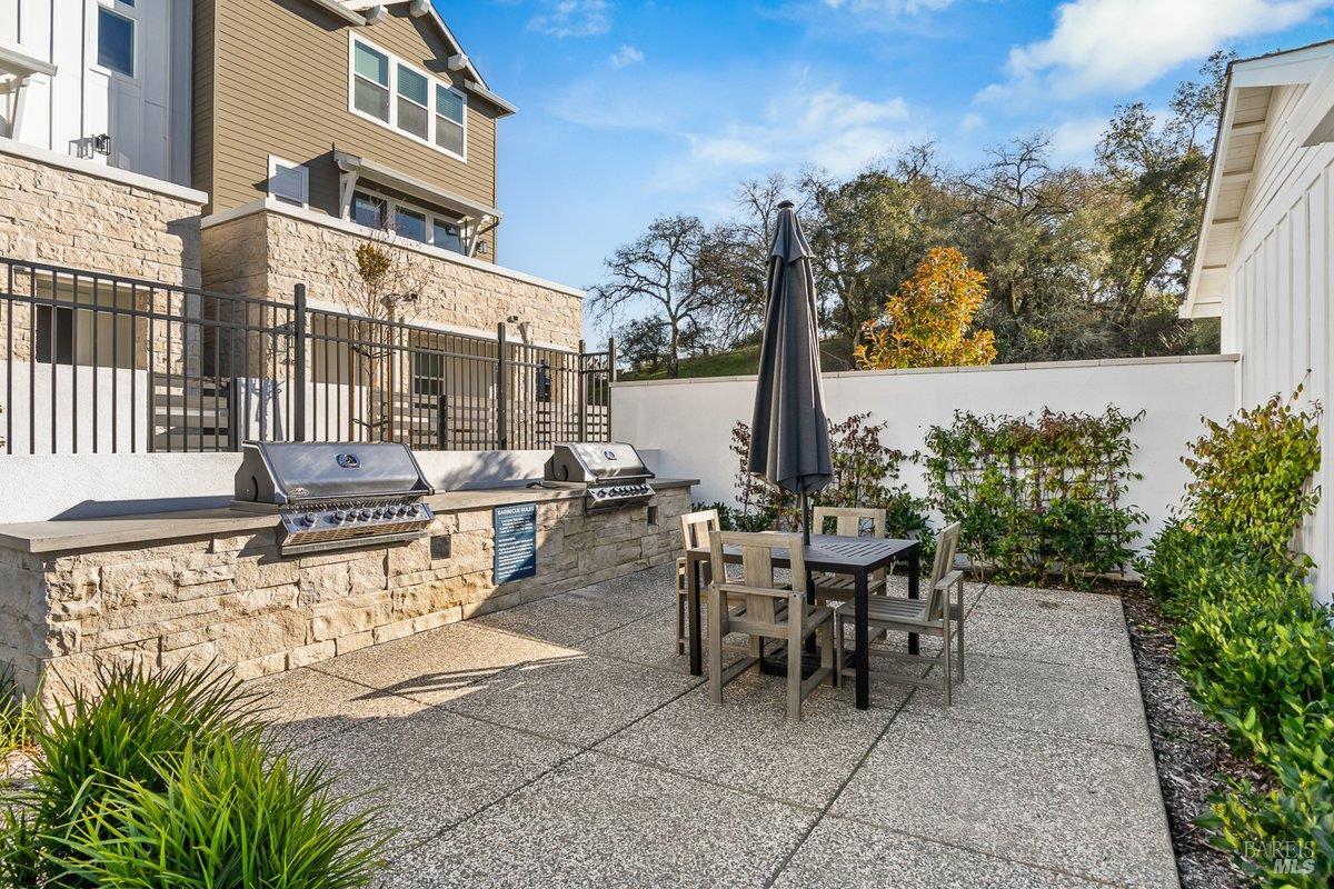 649 Semillon Lane Santa Rosa, CA 95403 - Photo 33 of 38 Community barbecue area featuring multiple grills for outdoor entertaining.