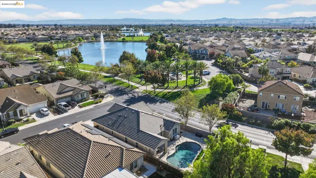 a view of a house with a swimming pool