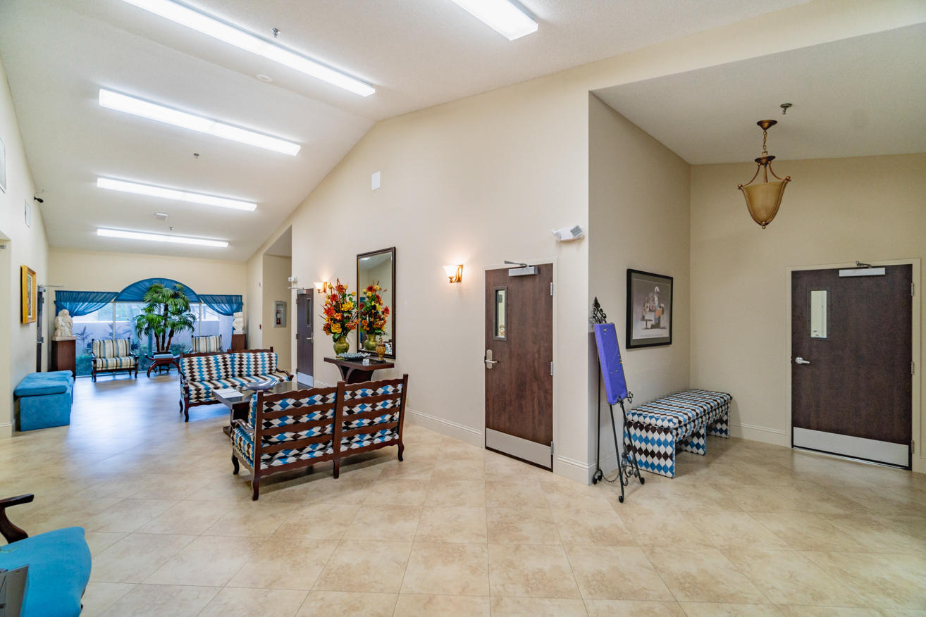 8445 Springlake Drive, Unit B Boca Raton, FL 33496 - Photo 29 of 42 Clubhouse Lobby