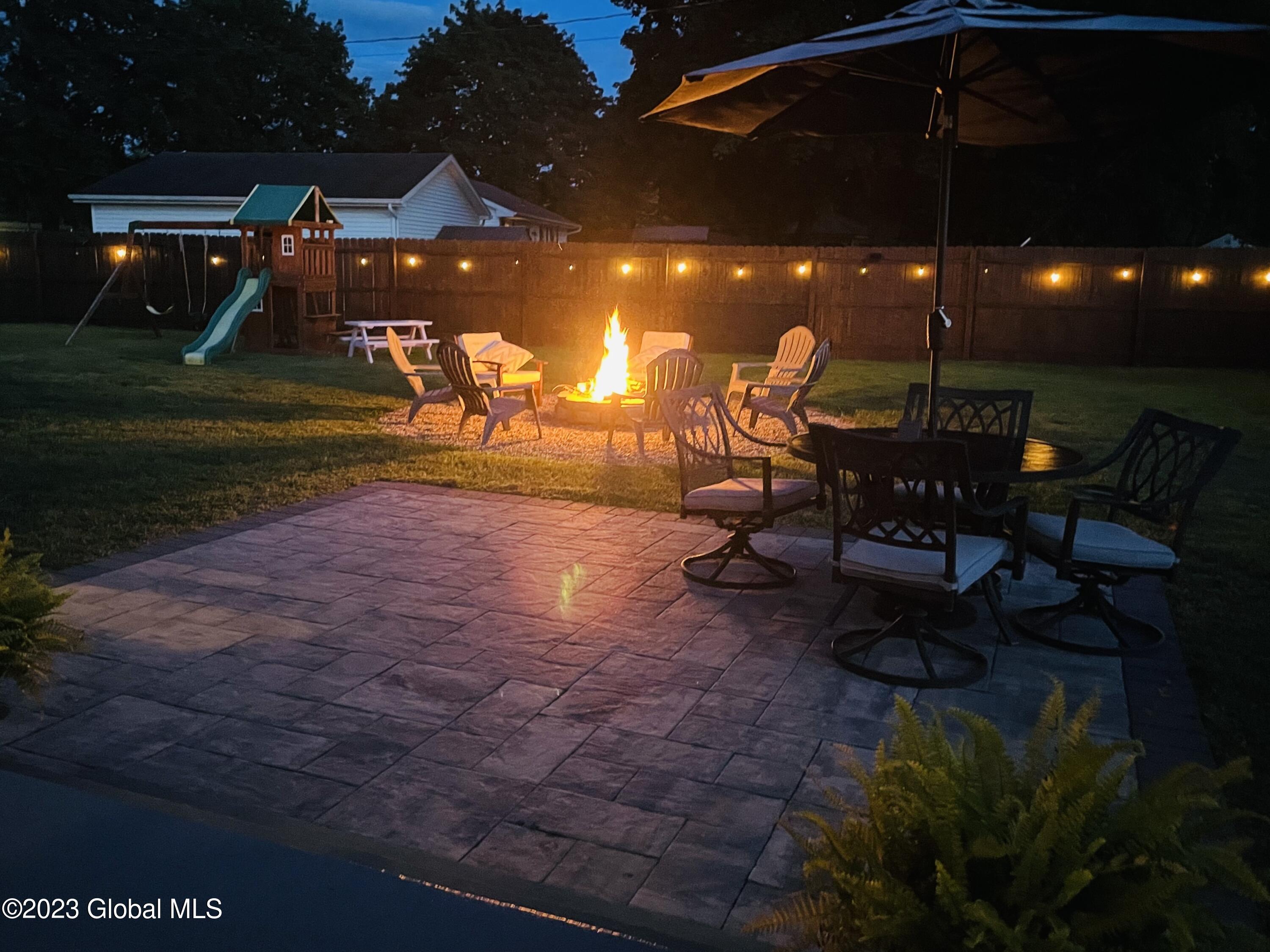 70 Bluebird Road Moreau, NY 12828 - Photo 28 of 35 Yard W/Fire