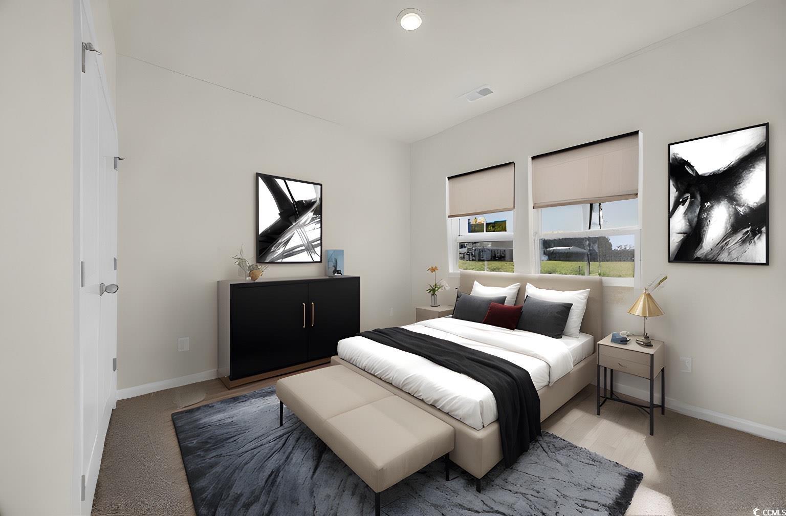 556 Honeyhill Loop Conway, SC 29526 - Photo 4 of 40 Bedroom with visible vents, baseboards, and light